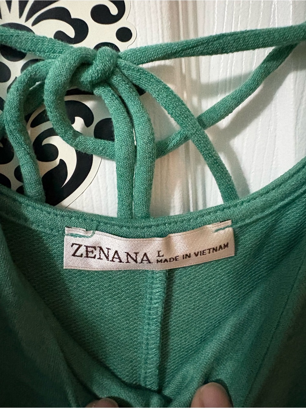 Zenana Outfitters Kelly Green Strappy Knit Maxi Dress NEW - Picture 9 of 10